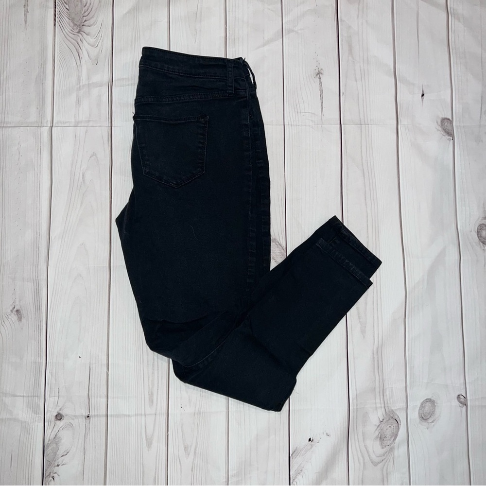 Mid Rise Black Jeggings - Women's Size 6